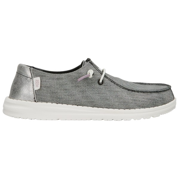 HeyDude - Women's Wendy Metallic Sparkle - Sneaker Gr 37 grau von HeyDude