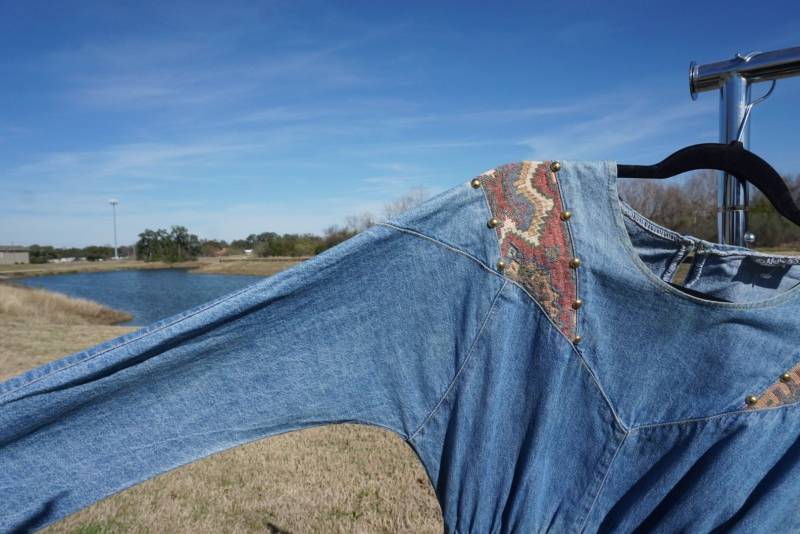 Vintage Mass Denim Langarm Kleid von HeyElayna