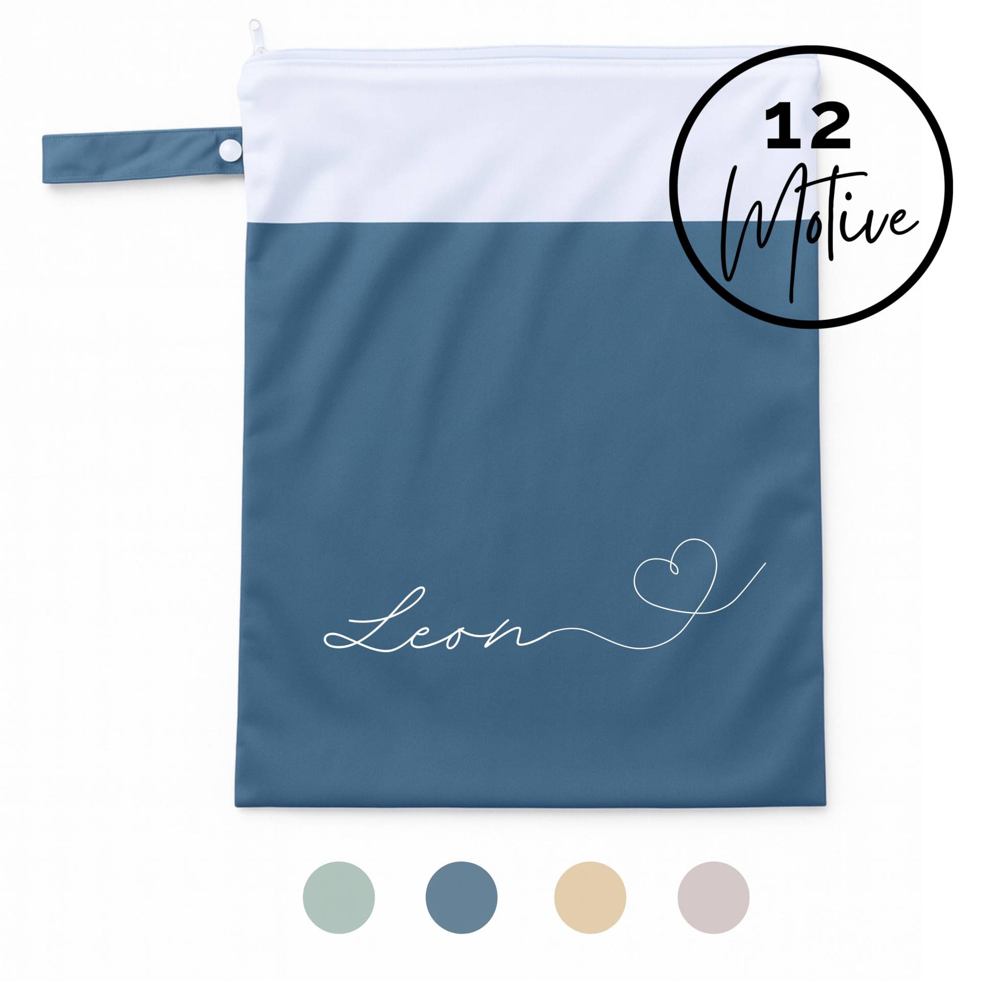 Personalisierte Nasstasche Wetbag Kita Wasserfest Für Wechselwäsche/Geschenk Zur Geburt Geburtstag Kitastart/ Wasserabweisend Personalisierte Nasstasche Wetbag Kita Wasserfest Für Wechselwäsche/Geschenk Zur Geburt Geburtstag Kitastart/ Wasserabweisend von HeyLennyDesigns