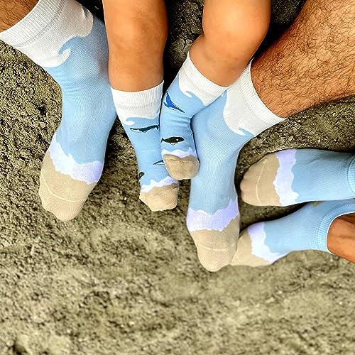HeyMates Socken im Partnerlook für Familien, Paare, beste Freunde Geschenk Geburt Geburtstag Taufe, Babyparty, Mama, Papa, Kind, Baby von HeyMates Familienkleidung