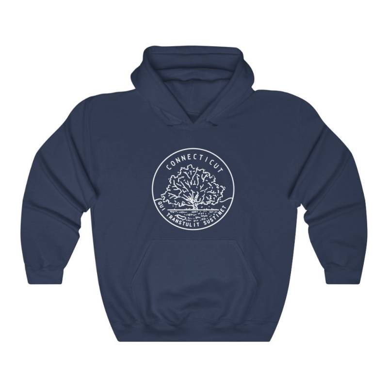 Conneticut Hoodie, Zustands-Design Erwachsene Unisex Conneticut-Sweatshirt - Personalisierung Verfügbar von HeyMountains