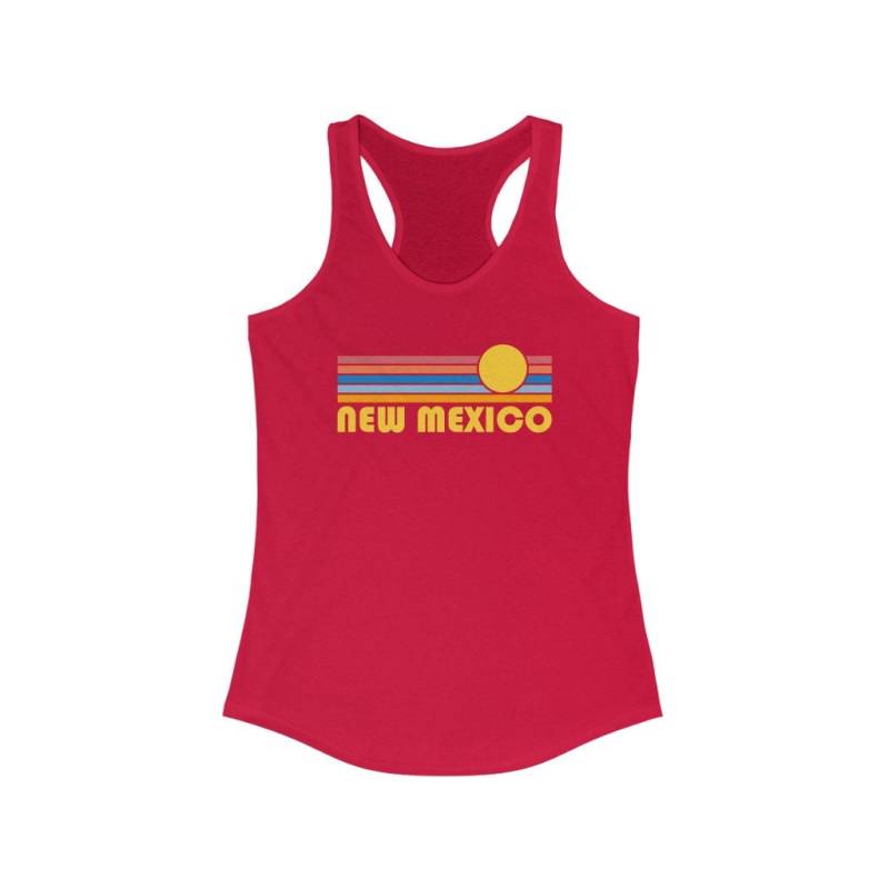 New Mexico Racerback Tank Top Retro Slim Fit, Baumwollmischung von HeyMountains