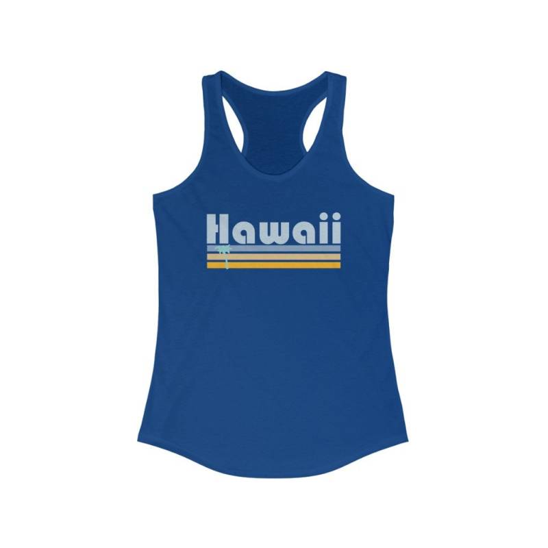 Retro Hawaii Racerback Tank Top Im Palmen Design von HeyMountains