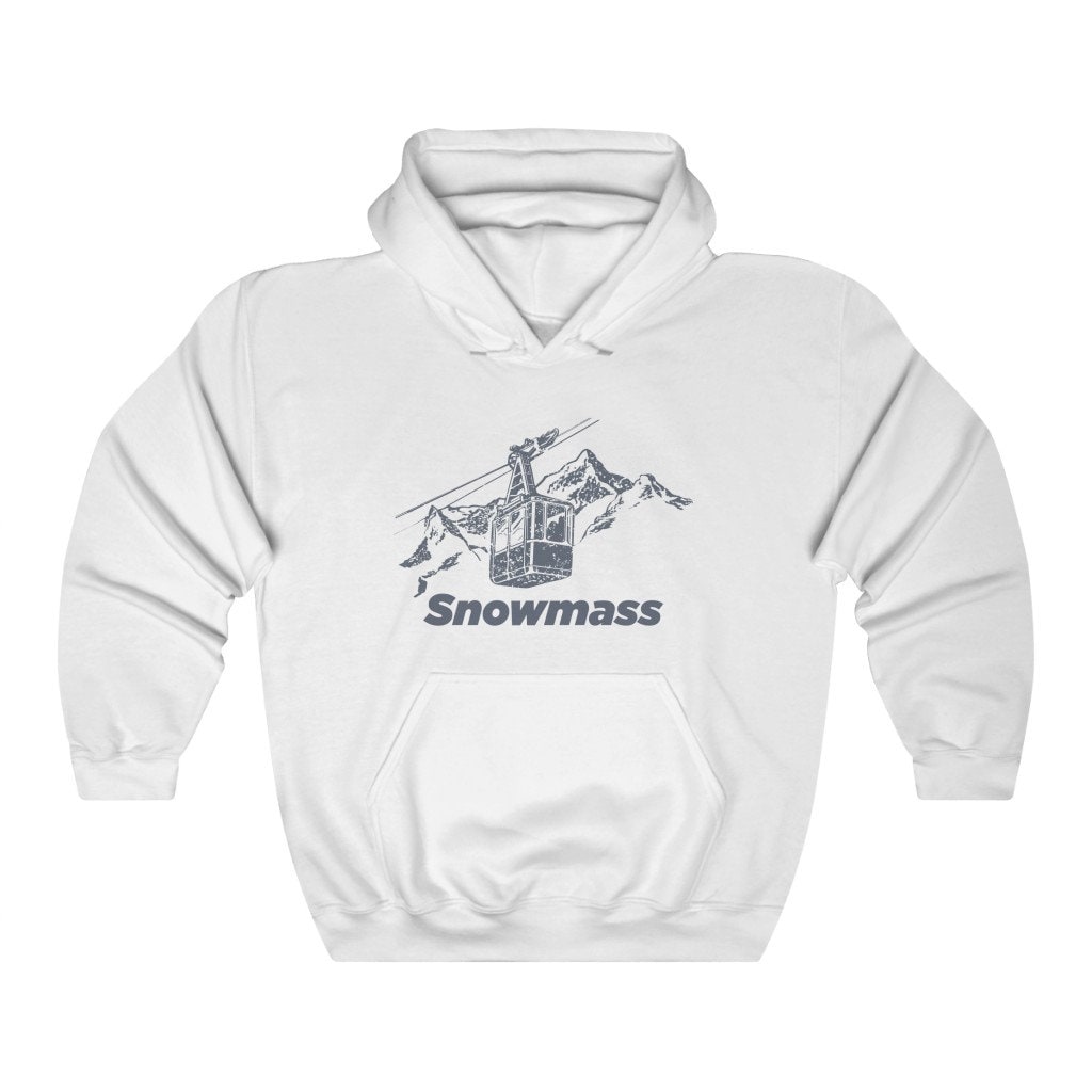 Snowmass, Colorado Hoodie, Unisex Berg Skilift Kapuzenpullover Snowmass Sweatshirt/Hoody von HeyMountains