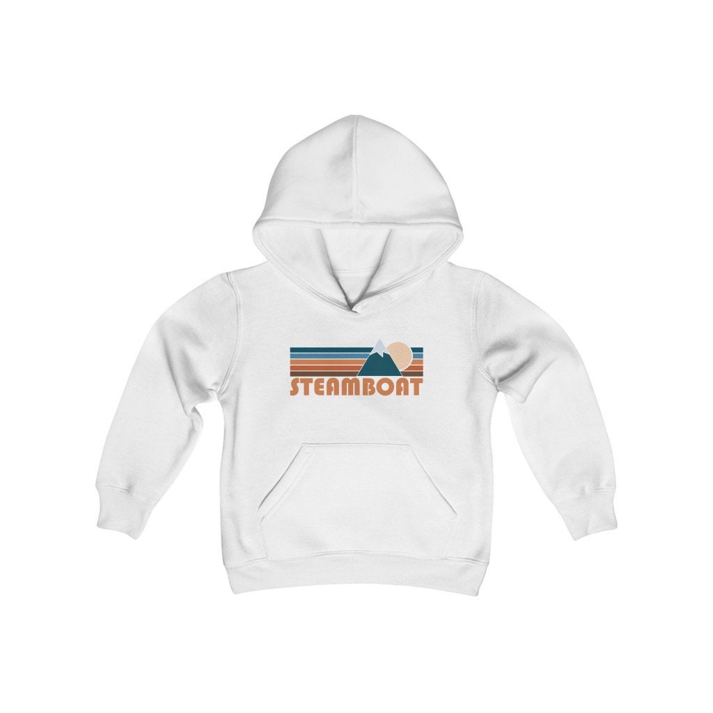 Steamboat, Colorado Jugend Hoodie, Retro Berg Steamboat Sweatshirt von HeyMountains