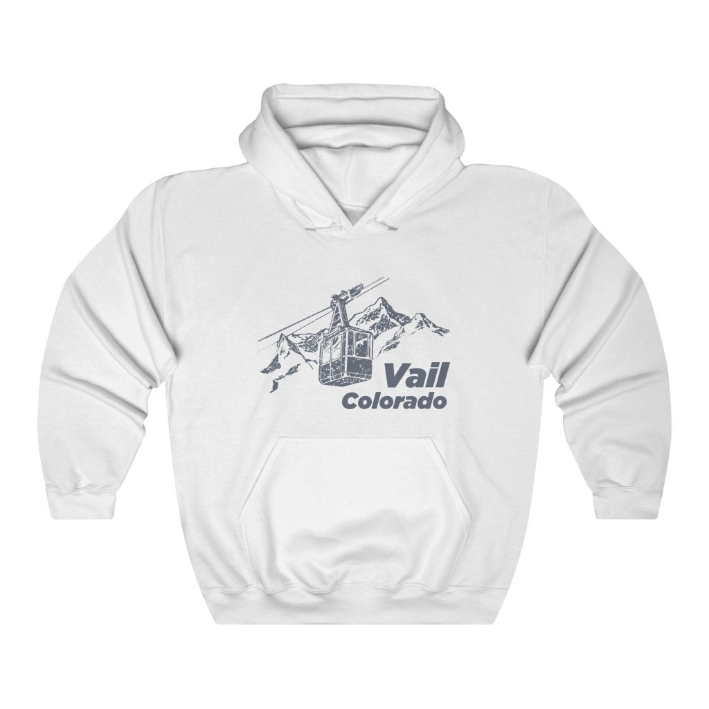 Vail, Colorado Hoodie, Unisex Berg Ski Lift Kapuzen Vail Sweatshirt/Hoody von HeyMountains