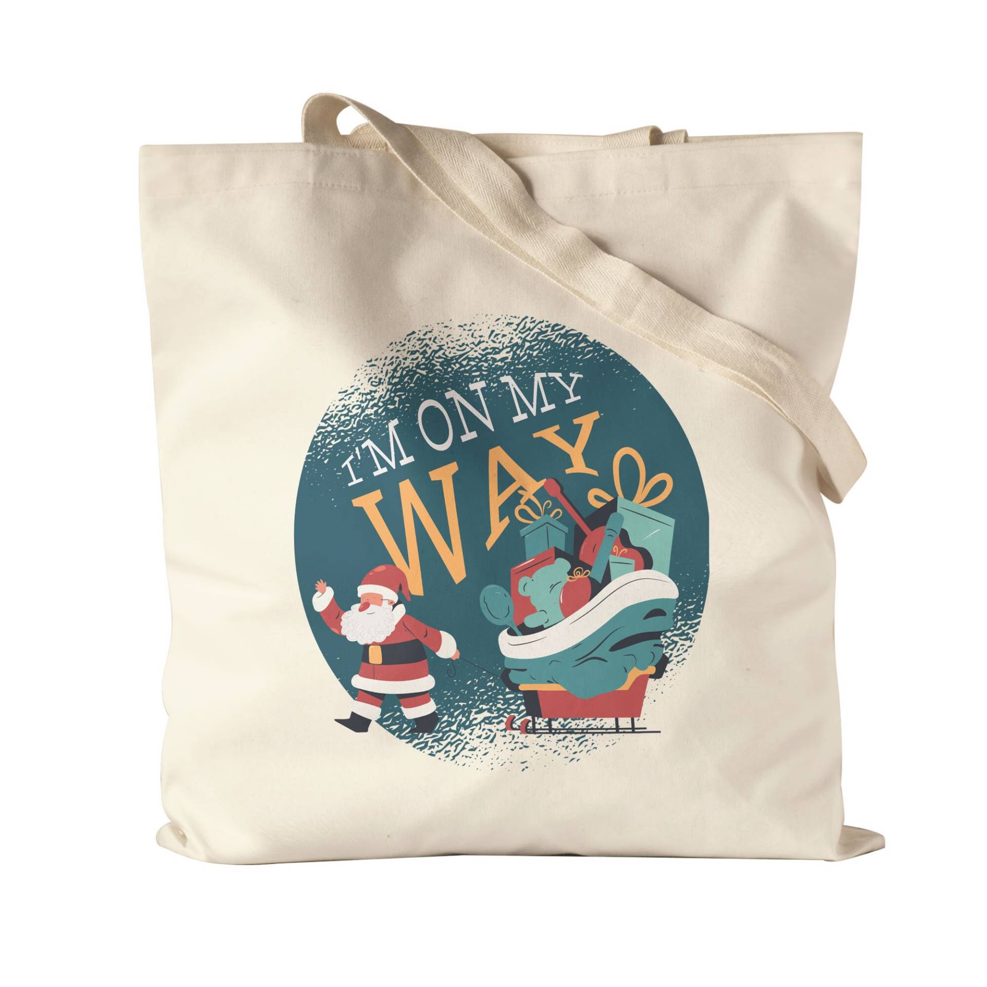 I Am On My Way Jutebeutel Stoffbeutel Weihnachtsmann Weihnachtschlitten Weihnachtsfest Merry Christmas I Am On My Way Jutebeutel Stoffbeutel Weihnachtsmann Weihnachtschlitten Weihnachtsfest Merry Christmas von HeyPrintDesigns