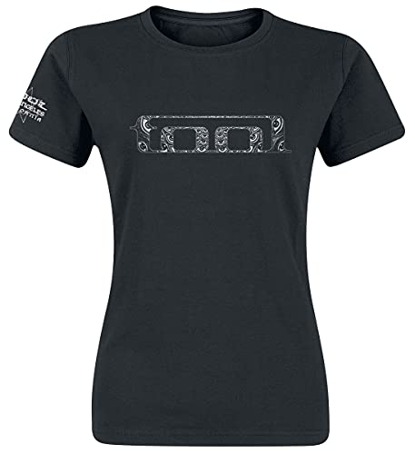 Tool Eyes Logo Frauen T-Shirt schwarz M 100% Baumwolle Band-Merch, Bands von Rocks-off