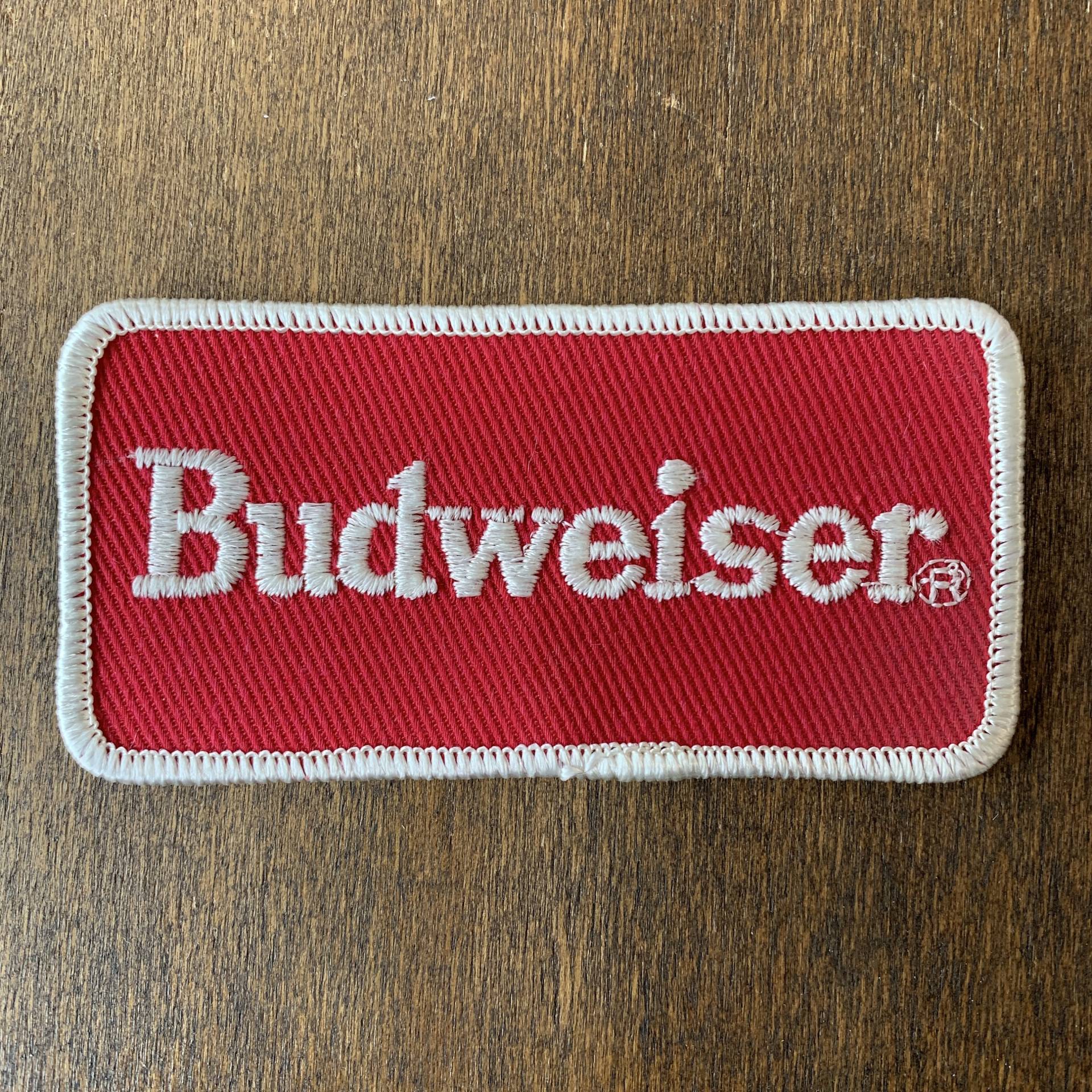 Budweiser Arbeitshemd Uniform Aufnäher von HeydayRetroMart