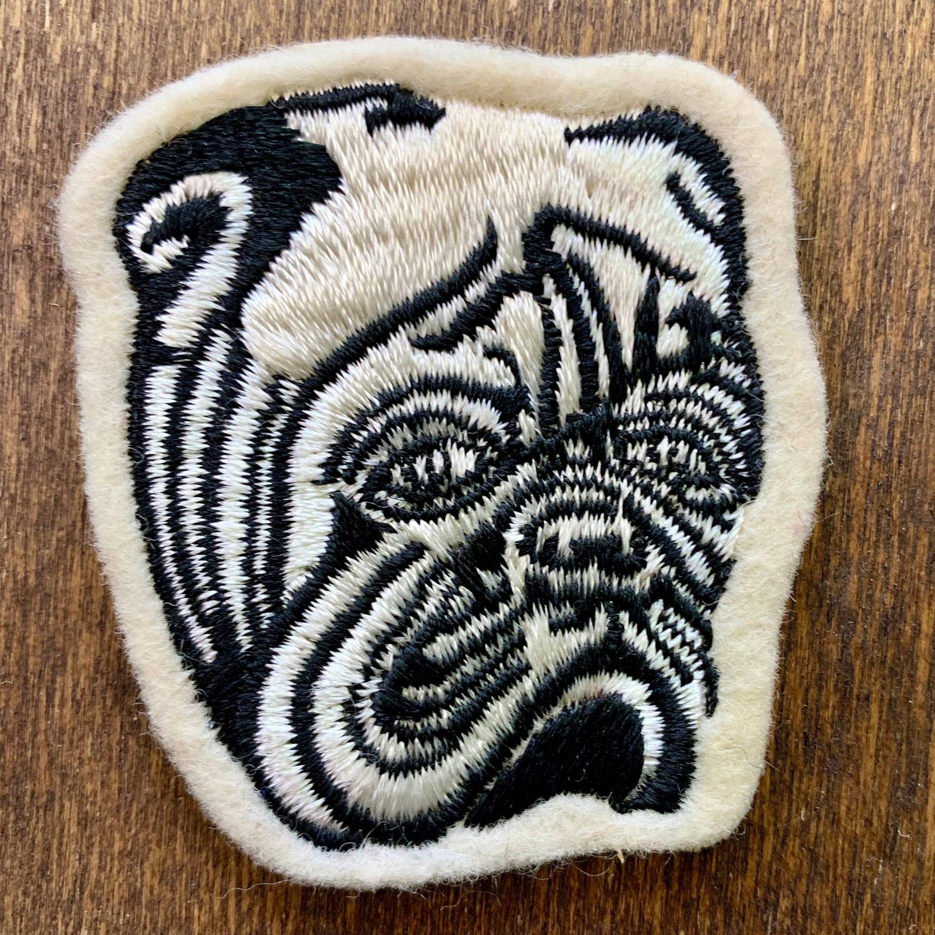 Bulldogge Gesicht Patch | 2 Mal 2 Und 1/4 Zoll von HeydayRetroMart