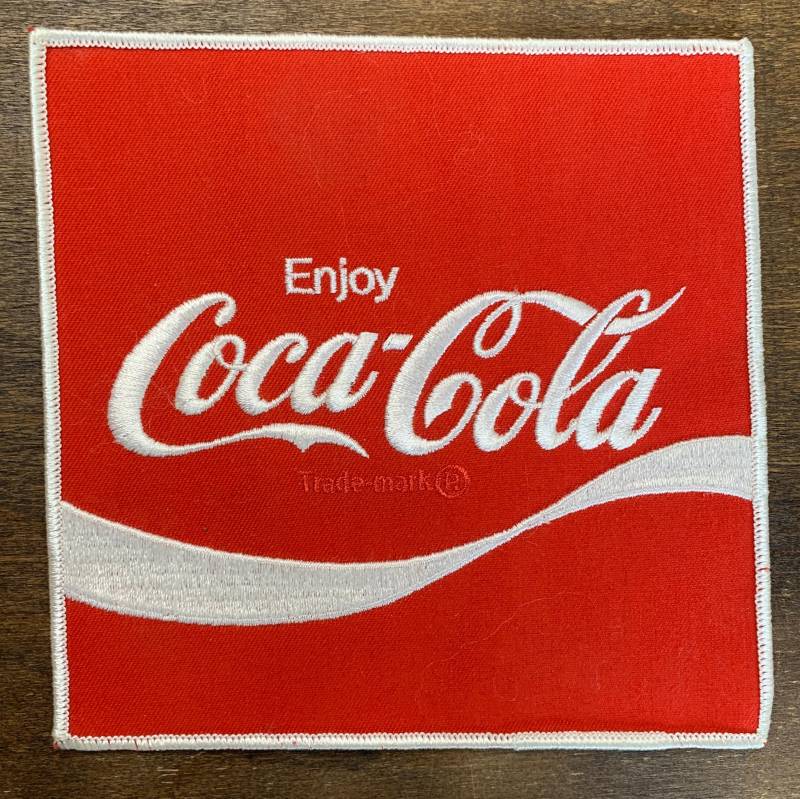 Genießen Sie Coca Cola Large Work Shirt Uniform Patch | 6 Und 1/4 Zoll Im Quadrat von HeydayRetroMart