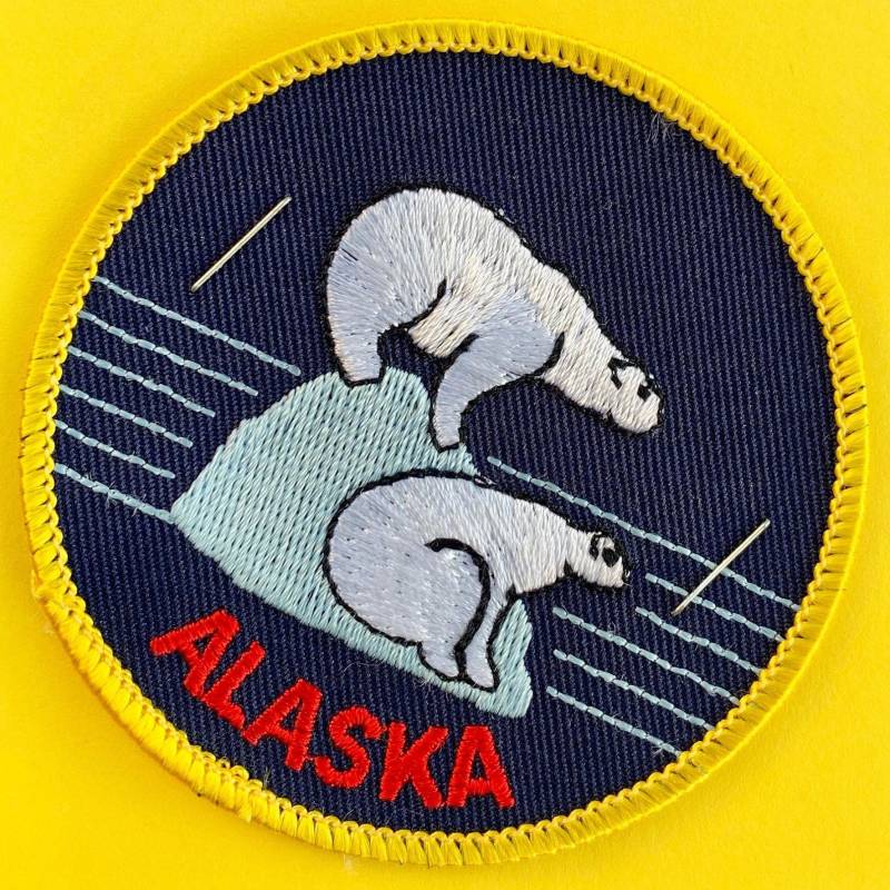 Alaska Vintage Souvenir Abzeichen Von Iaac in Panelover Wa von HeydayRoadTrip