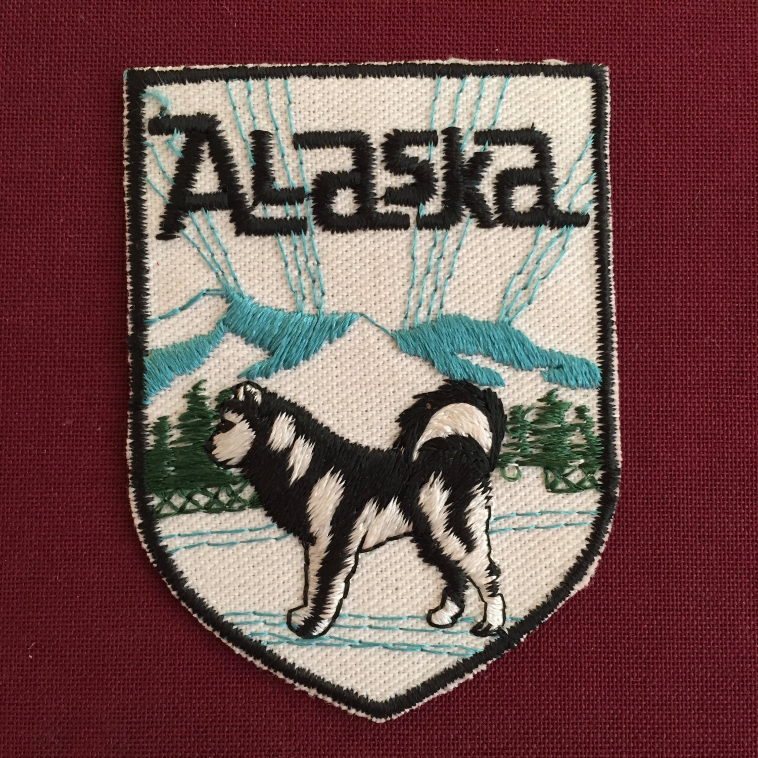 Alaska Vintage Souvenir Patch Von Voyager von HeydayRoadTrip