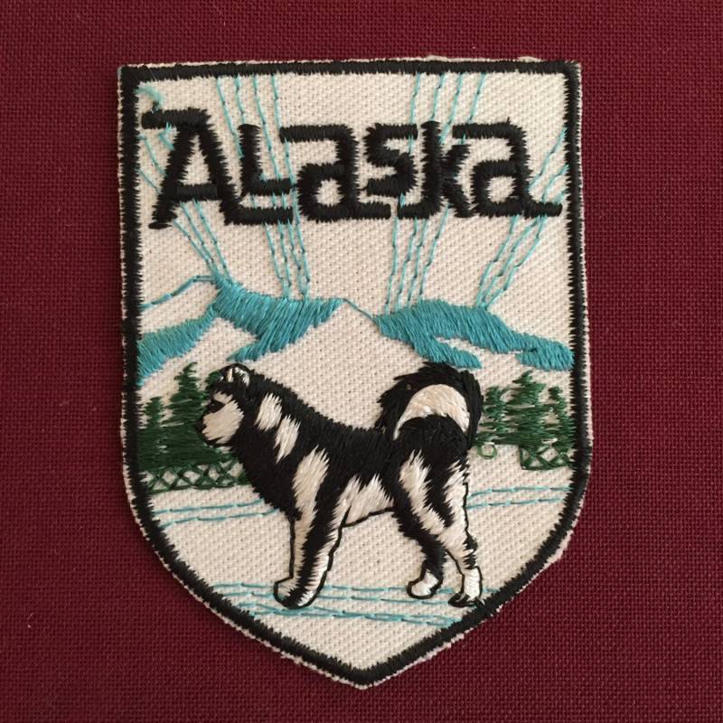 Alaska Vintage Souvenir Patch Von Voyager von HeydayRoadTrip