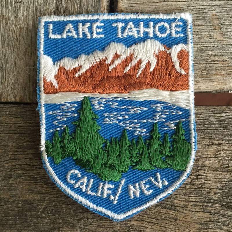 Lake Tahoe California/Nevada Vintage Souvenir Patch Von Voyager - Neu in Der Originalverpackung von HeydayRoadTrip