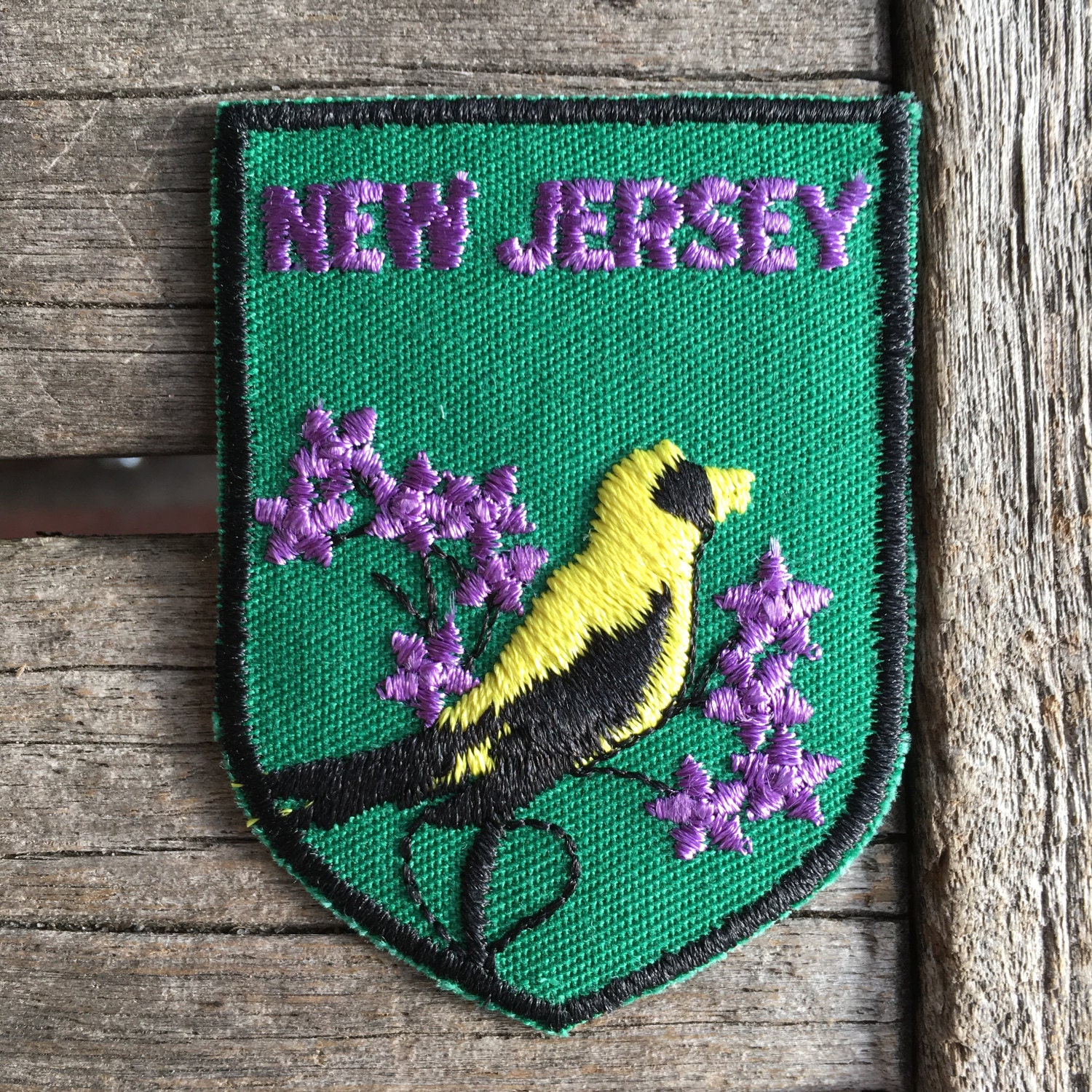 New Jersey Vintage Souvenir Patch Von Voyager von HeydayRoadTrip
