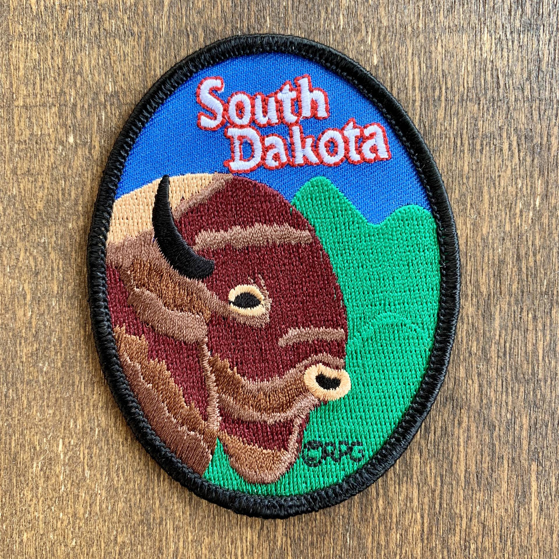 South Dakota Vintage Souvenir Travel Patch Von Rushmore Photo & Gifts von HeydayRoadTrip