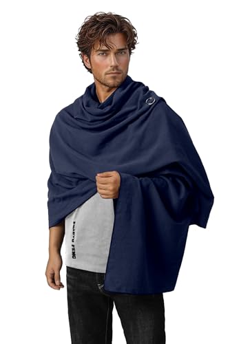Heyigrow Schal Wikinger Cosplay Herren Mittelalter Hals Kapuzenumhang Frauen Retro Kostüm Baumwolle Renaissance Umhang für Party, Marineblau, Navy Heyigrow Schal Wikinger Cosplay Herren Mittelalter Hals Kapuzenumhang Frauen Retro Kostüm Baumwolle Renaissance Umhang für Party, Marineblau, Navy von Heyigrow