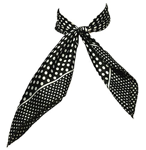 Polka-Dot-Design, verschiedene Farben, Schwarz, 50 x 50 cm von Heyjewels