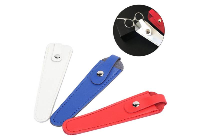 Heyork Haarschere 3er Tragbare Friseursalonschere Tasche PU Leder Friseurschere Scheide, (3-tlg) von Heyork