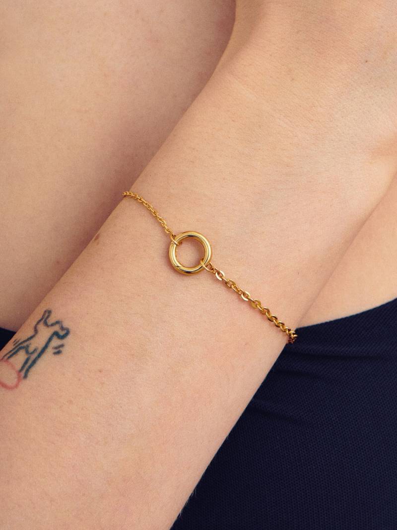 Feines Armband Mit Gemischten Ketten - Erhältlich in 150 Mm, 160 Mm Und 170 Recyceltes Sterlingsilber 18-Karätiger Gold-Vermeil-Beschichtung von Heyrlome