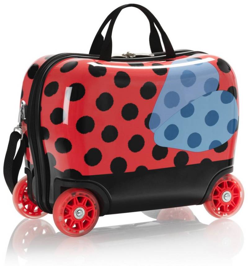 Heys Kinderkoffer Kinderkoffer Heys Kids Ride-On Luggage, 16 cm, 4 Rollen, Heys x Joachim Llambi Kindergepäck Kindertrolley Marienkäfer von Heys