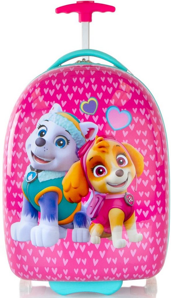 Heys Kinderkoffer Paw Patrol, Rosa, 2 Rollen, Kindertrolley Kinderreisegepäck Handgepäck-Koffer von Heys