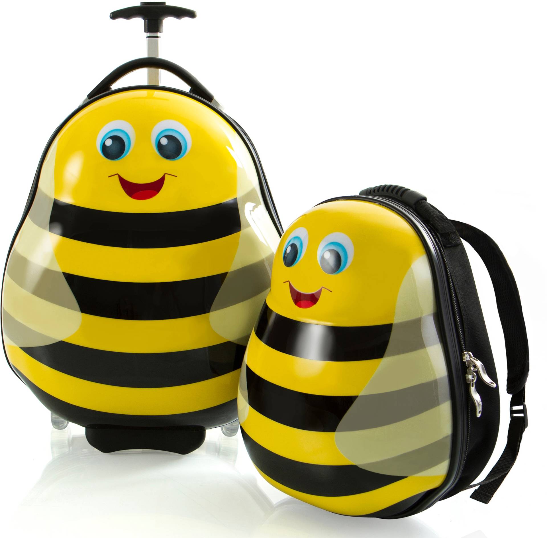 Heys Kinderkoffer "Travel Tots, 46 cm, Hummel" Set, 2 Stk. tlg. 14 l 2 Rollen Heys x Joachim Llambi Kindertrolley Kinder Reisegepäck von Heys