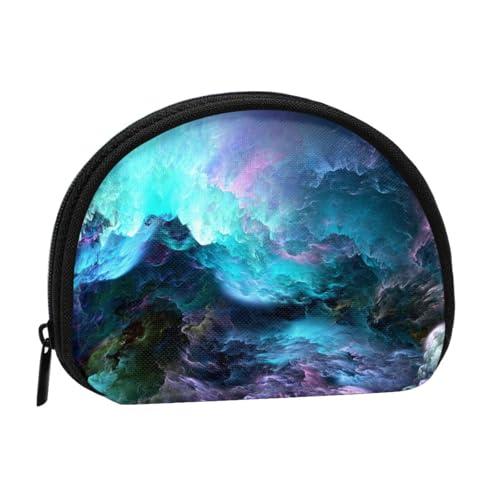 3D Graphics Universe Space Mini Shell Coin Purse - Compact Zippered Wallet for Coins, Keys & Small Items 3D Graphics Universe Space Mini Shell Coin Purse - Compact Zippered Wallet for Coins, Keys & Small Items von Hgbbdyyjj