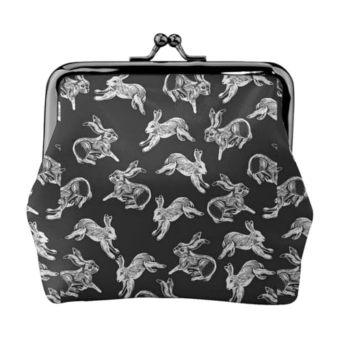 Animal Personalisierte Unisex bedruckte Münzgeldbörse – Premium Mikrofaser Leder Geldbörse mit Schnappverschluss von Hgbbdyyjj