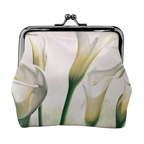 Beauty Flowers Personalisierte Unisex Bedruckte Münzbörse - Premium Mikrofaser Leder Geldbörse mit Schnappverschluss von Hgbbdyyjj