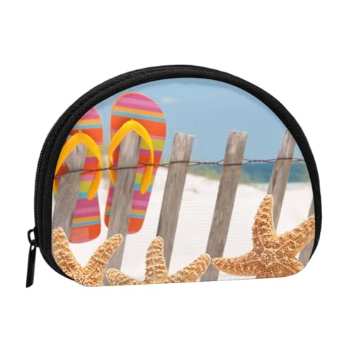 Flip Flop Mini Shell Coin Purse - Compact Zippered Wallet for Coins, Keys & Small Items Flip Flop Mini Shell Coin Purse - Compact Zippered Wallet for Coins, Keys & Small Items von Hgbbdyyjj