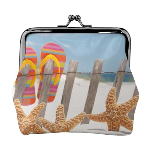 Flip Flop Personalisierte Unisex Bedruckte Münzgeldbörse – Premium Mikrofaser Leder Geldbörse mit Schnappverschluss von Hgbbdyyjj