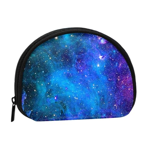 Galaxy Mini Shell Coin Purse - Compact Zippered Wallet for Coins, Keys & Small Items von Hgbbdyyjj