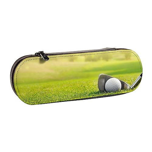 Golfgras, personalisierbar, bedruckt, multifunktional, wasserdicht, Kosmetiktasche mit Klappen-Design, Schwarz , Einheitsgröße, Taschen-Organizer von Hgbbdyyjj