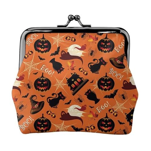 Halloween Personalisierte Unisex Bedruckte Münzbörse - Premium Mikrofaser Leder Geldbörse mit Schnappverschluss von Hgbbdyyjj