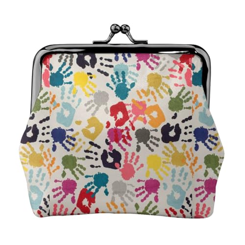 Handdruck Personalisierte Unisex Bedruckte Münzbörse - Premium Mikrofaser Leder Geldbörse mit Schnappverschluss von Hgbbdyyjj