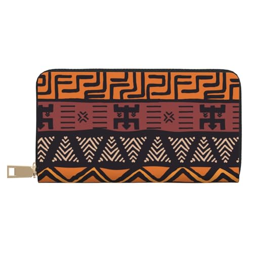 Hgbbdyyjj African Mud Cloth Tribal Premium Long Wallet for Men and Women - Zip Wallet in Pu Leather with 12 Card Slots and Coin Pocket Hgbbdyyjj African Mud Cloth Tribal Premium Long Wallet for Men and Women - Zip Wallet in Pu Leather with 12 Card Slots and Coin Pocket von Hgbbdyyjj