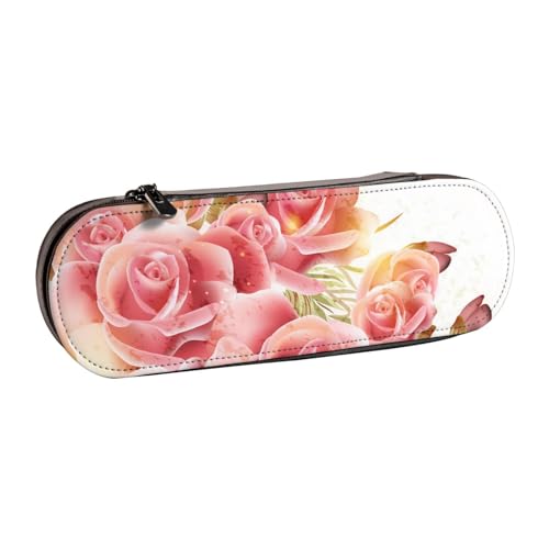 Hgbbdyyjj Blossom Personalisierbares bedrucktes multifunktionales wasserdichtes Stifteetui Kosmetiktasche mit Klappen-Design, Schwarz , Einheitsgröße, Taschen-Organizer von Hgbbdyyjj