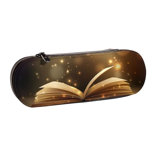 Hgbbdyyjj Book Under The Light Kosmetiktasche mit Klappe, personalisierbar, multifunktional, wasserdicht, für Stifte, Schwarz , Einheitsgröße, Taschen-Organizer von Hgbbdyyjj