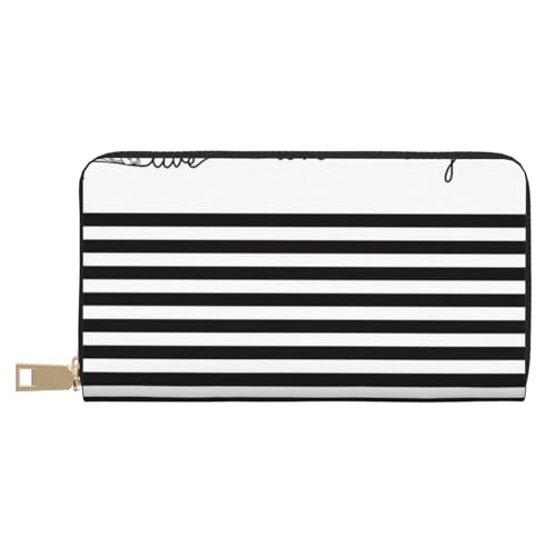 Hgbbdyyjj Cute Animal Farm Dog Premium Long Wallet for Men and Women - Zip Wallet in Pu Leather with 12 Card Slots and Coin Pocket von Hgbbdyyjj