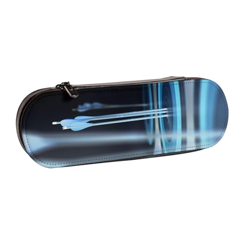 Hgbbdyyjj Darts Arrows Personalisierbarer bedruckter multifunktionaler wasserdichter Stiftebeutel Kosmetiktasche mit Klappen-Design, Schwarz , Einheitsgröße, Taschen-Organizer von Hgbbdyyjj