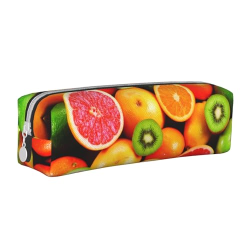 Hgbbdyyjj Federmäppchen aus PVC-Leder mit Kreuznarbenmuster – bedruckter Reißverschluss-Organizer für Stifte und kleine Gegenstände, weiß, Einheitsgröße, Taschen-Organizer von Hgbbdyyjj