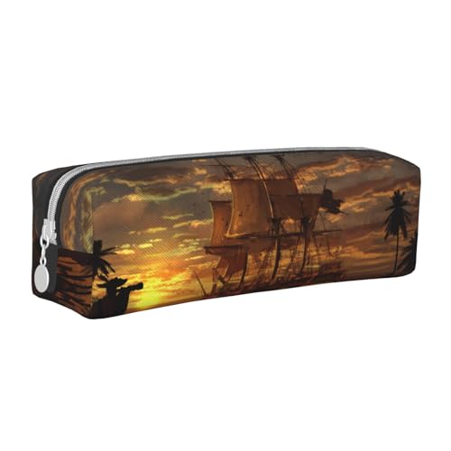 Hgbbdyyjj Federmäppchen mit Kreuznarbenmuster aus PVC-Leder – bedruckter Reißverschluss-Organizer für Stifte und kleine Gegenstände, weiß, Einheitsgröße, Taschen-Organizer von Hgbbdyyjj