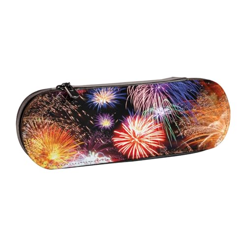 Hgbbdyyjj Feuerwerks-Kosmetiktasche, bedruckt, multifunktional, wasserdicht, mit Klappen-Design, Schwarz , Einheitsgröße, Taschen-Organizer von Hgbbdyyjj