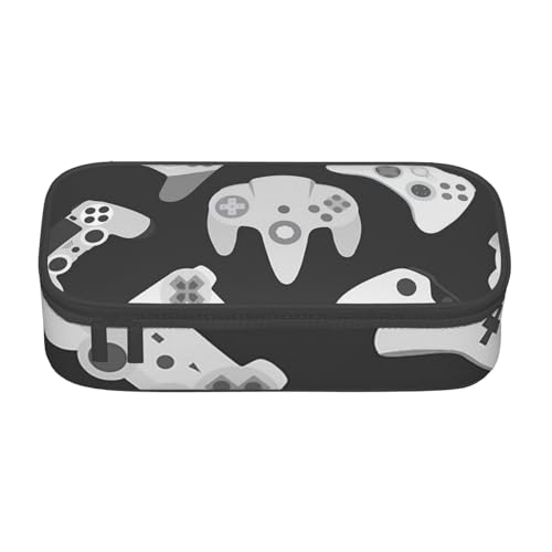 Hgbbdyyjj Game Controller Personalisierte Bedruckte Große Kapazität Fach Multifunktionale Schreibwaren Federmäppchen, Schwarz , Einheitsgröße, Taschen-Organizer von Hgbbdyyjj