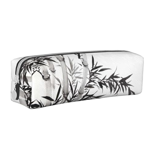 Hgbbdyyjj Kalligraphie-Federmäppchen aus gekreuztem PVC-Leder – bedruckter Reißverschluss-Organizer für Stifte und kleine Gegenstände, weiß, Einheitsgröße, Taschen-Organizer von Hgbbdyyjj