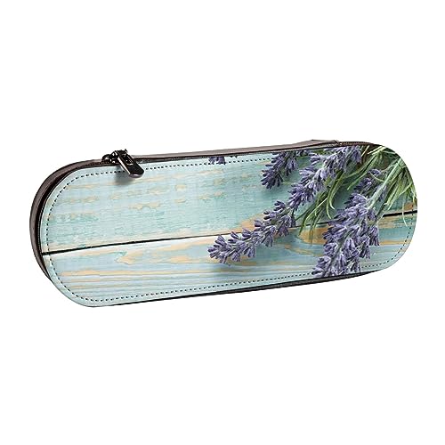Hgbbdyyjj Kosmetiktasche, Lavendel auf Holz, personalisierbar, bedruckt, multifunktional, wasserdicht, mit Klappen-Design, Schwarz , Einheitsgröße, Taschen-Organizer von Hgbbdyyjj