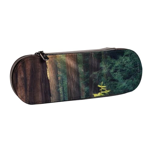 Hgbbdyyjj Kosmetiktasche mit Klappe, personalisierbar, bedruckt, multifunktional, wasserdicht, Motiv: Morning Sunlight in Wilderness, Schwarz , Einheitsgröße, Taschen-Organizer von Hgbbdyyjj