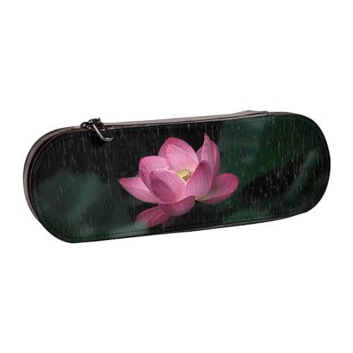 Hgbbdyyjj Kosmetiktasche mit Lotusblüte, multifunktional, wasserdicht, mit Klappe, personalisierbar, Schwarz , Einheitsgröße, Taschen-Organizer von Hgbbdyyjj